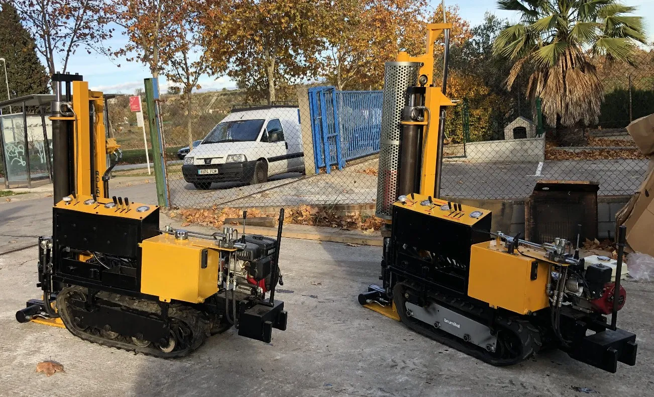 AMP 301 — Un penetro reconvertido en máquina de rotación y golpeo.
